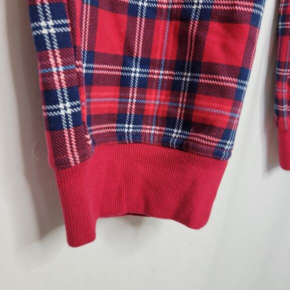 Charter Club Men's Printed Jogger Pants Cardinal Holiday Plaid NWT Plus Size XXL - Picture 7 of 8